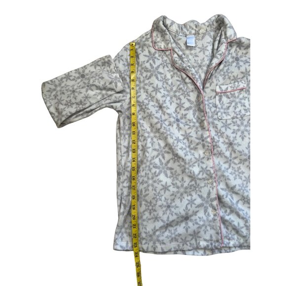 Adonna Sleepwear Snow Flake Pajamas Size Medium - Picture 13 of 16